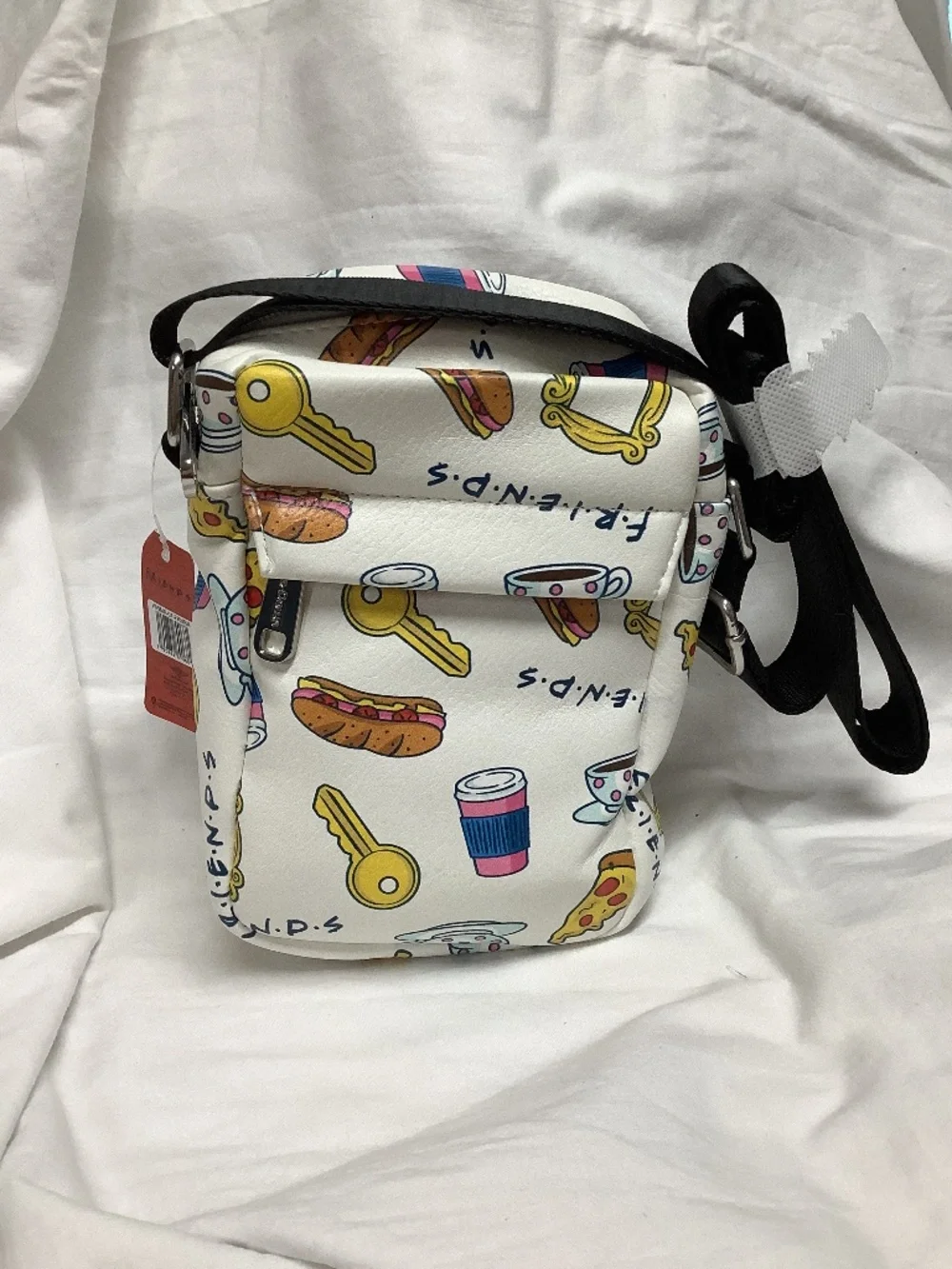 Buckle Down Crossbody Bag “Friends”